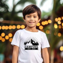 Personalised Camping T-Shirt