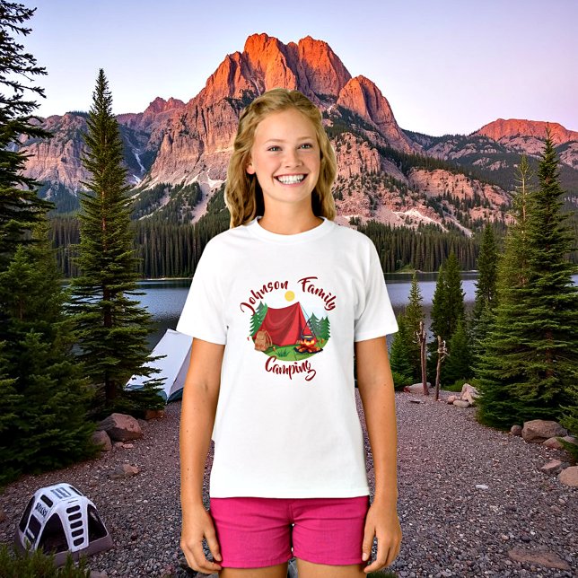 Personalised camping  T-Shirt (Creator Uploaded)
