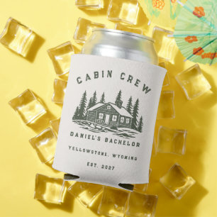 Personalised Camping Weekend Bachelor Party Can Cooler