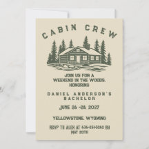 Personalised Camping Weekend Bachelor Party