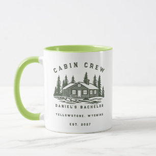 Personalised Camping Weekend Bachelor Party Mug
