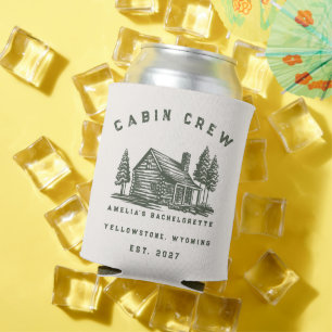 Personalised Camping Weekend Bachelorette Party Can Cooler
