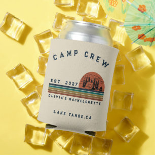 Personalised Camping Weekend Bachelorette Party Can Cooler