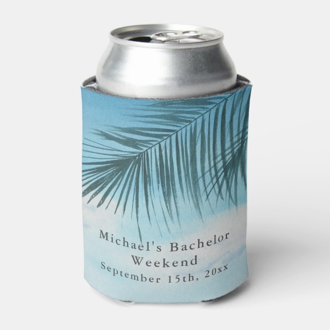 Personalised Can Cooler | Bachelor Beach Weekend (Can Front)