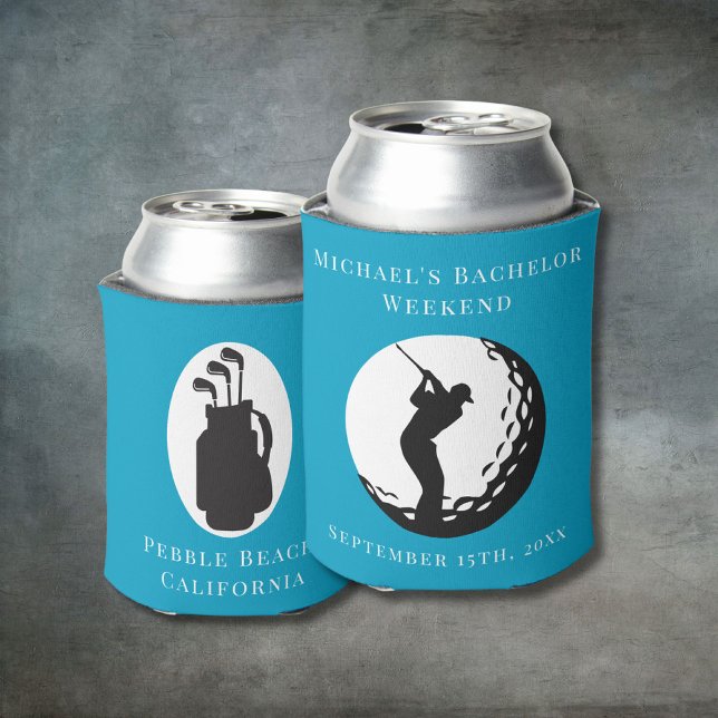 Personalised Can Cooler | Bachelor Golf Weekend (Creator Uploaded)
