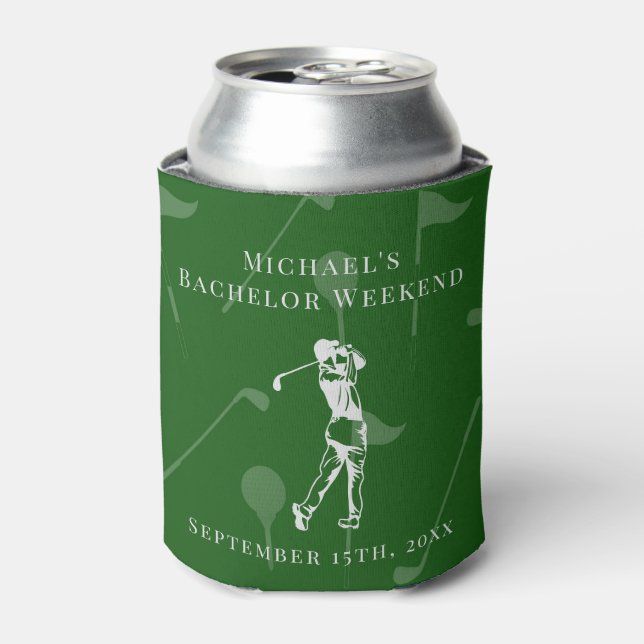 Personalised Can Cooler | Bachelor Golf Weekend (Can Front)