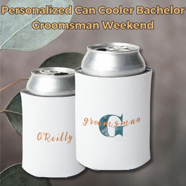 Personalised Can Cooler Bachelor Groomsman Weekend (Creator Uploaded)