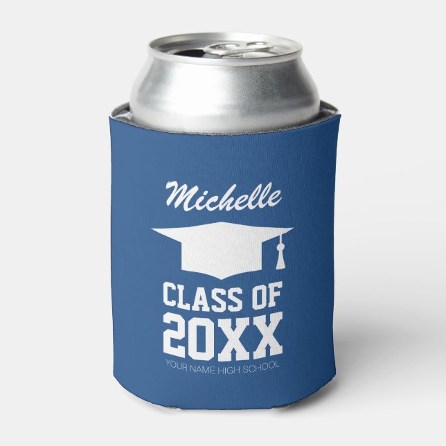 Personalised can coolers for 2024 graduation party (Can Front)