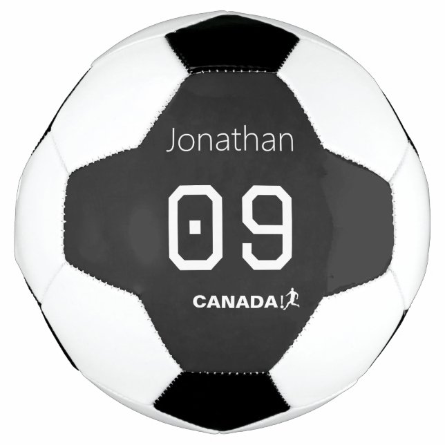 Personalised Canada Athletic Team Gift Football (Front)