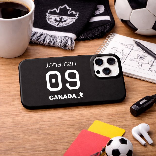Personalised Canada Soccer Athlete Gift iPhone Case (Creator Uploaded)