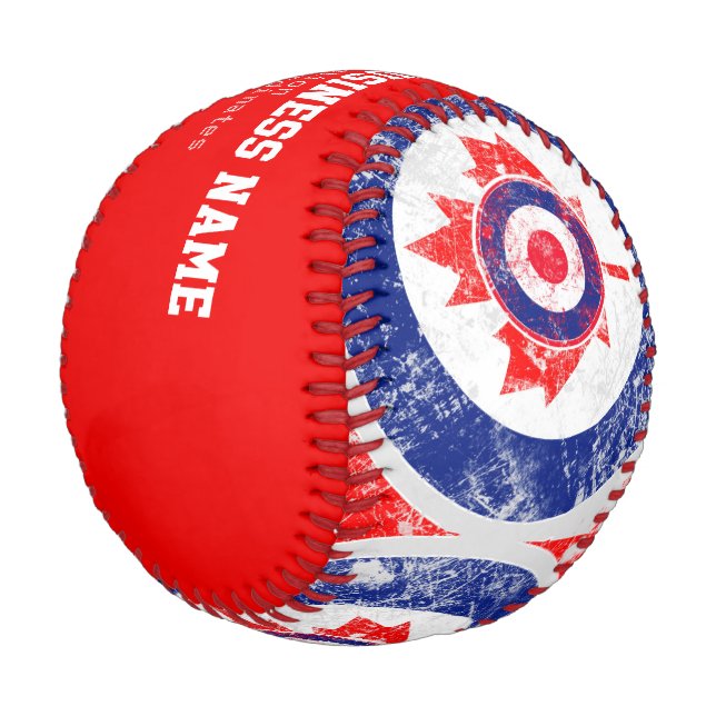 Personalised Canadian Grunge Mod Baseball (Angled)