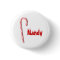 Personalised Candy Cane Button