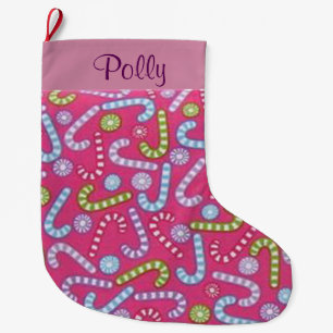 Personalised Candy Cane Stocking