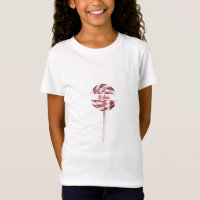Personalised Candy Cane Swirl Lollipop