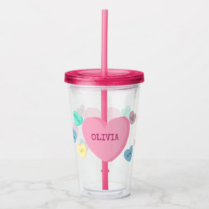 Personalised Candy Heart Tumbler