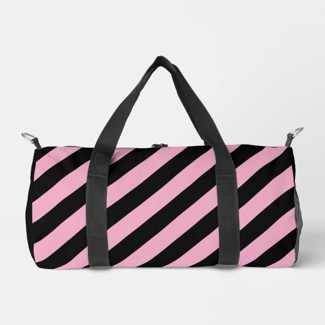 Personalised Candy Stripe Duffle Bag (Front)