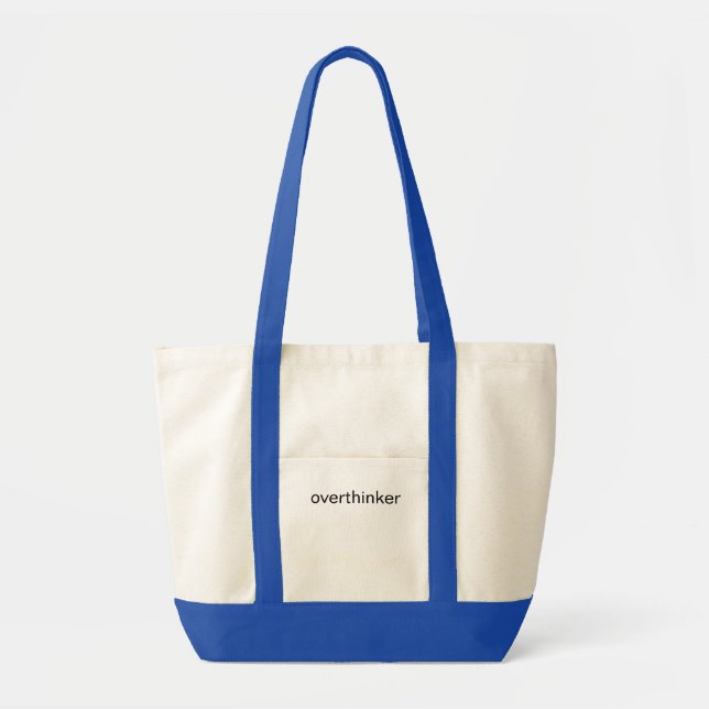 Personalised Canvas Tote, Ironic Boat Bag, Monogra Tote Bag (Front)