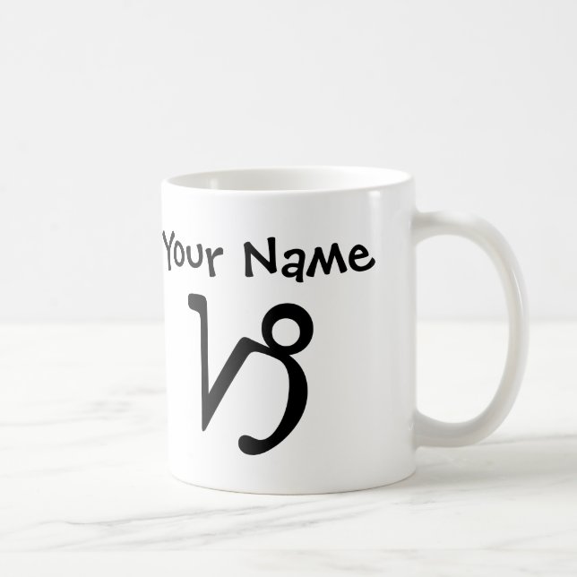 Personalised Capricorn Mug - Zodiac Mug (Right)