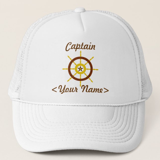 Personalised Captain Hat (Front)