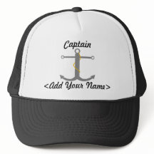 Personalised Captain Hat