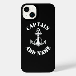 Personalised captain name boat iPhone 14 plus case