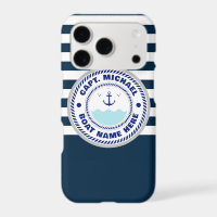 Personalised Captain Nautical Anchor Boat Name
