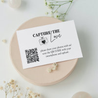 Personalised Capture The Love Wedding Qr Code