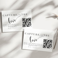 Personalised Capture The Love Wedding Qr Code