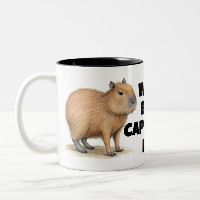 Personalised Capybara Mug (Left)