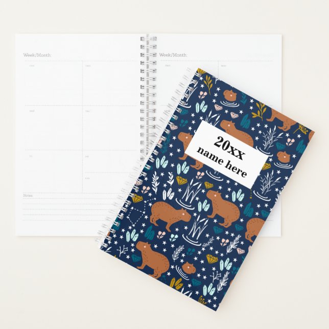 Personalised Capybara Planner (Display)