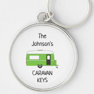 Personalised Caravan Keys name  Key Ring