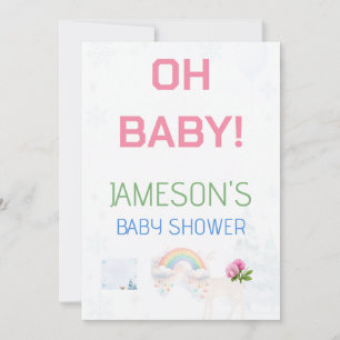 Personalised Card Family Event Parents to Be