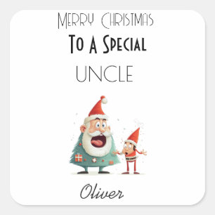 Personalised Card For Loved One Square Sticker