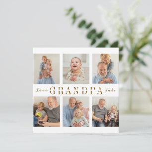 Personalised Card Grandpa Pictures 