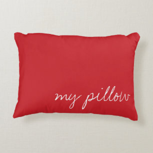 Personalised Cardinal Red Decorative Cushion