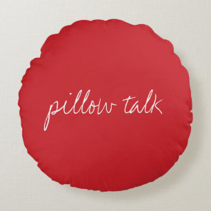 Personalised Cardinal Red Round Cushion