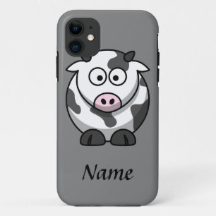 Personalised Cartoon Cow iPhone 11 Case
