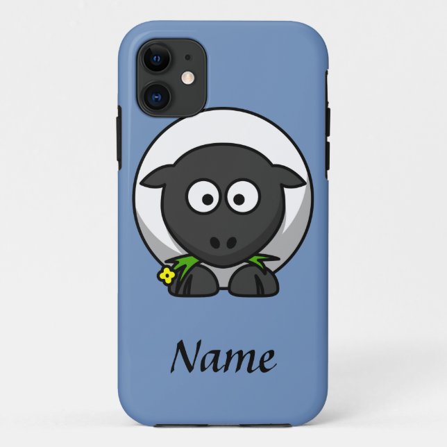 Personalised Cartoon Sheep Case-Mate iPhone Case (Back)