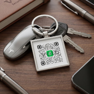 Personalised Cash App Scan Keychain