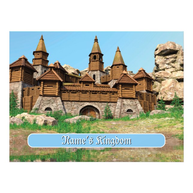Personalised Castle for Kids Photo Print (Front)