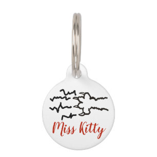 Personalised Cat Claw Collar Tag