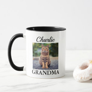 Personalised Cat Grandma Mug