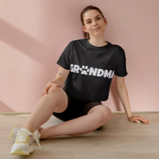 Personalised Cat Grandma T-Shirt