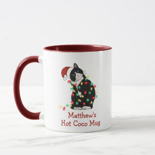Personalised Cat Hot Coco  Mug