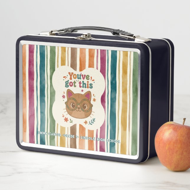 Personalised Cat Lunch Box (In Situ)