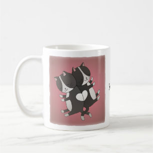 Personalised Cat Mug Cute Cat Custom Name mug