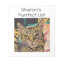 Personalised Cat Notepad