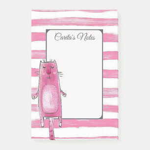 Personalised Cat Post-It Notes