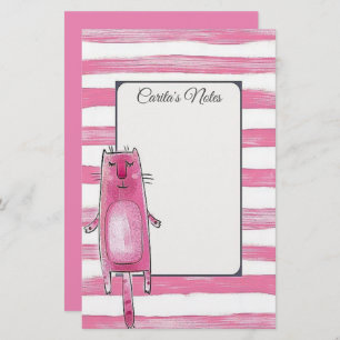 Personalised Cat Stationery