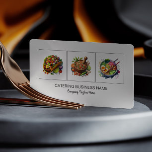 Personalised Catering Business Card